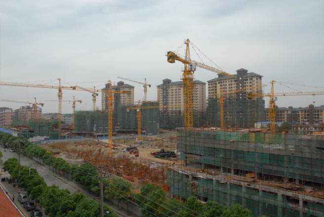 岳州帝苑施工现场